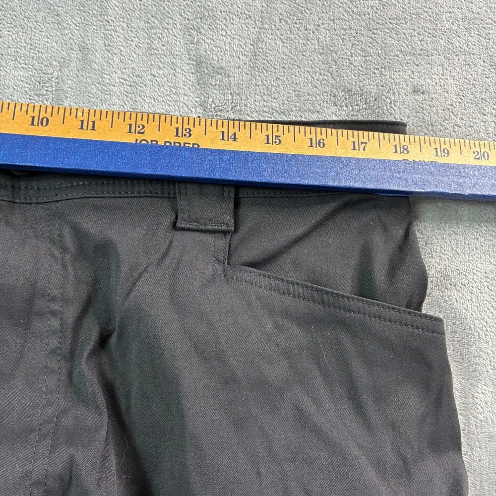 Wrangler Outdoor Series Mens Straight Fit Pants Black 36x34 Water Repellent Flex